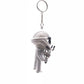 Miniature Wire Art storm trooper Keychain hand-crafted from aluminium wire