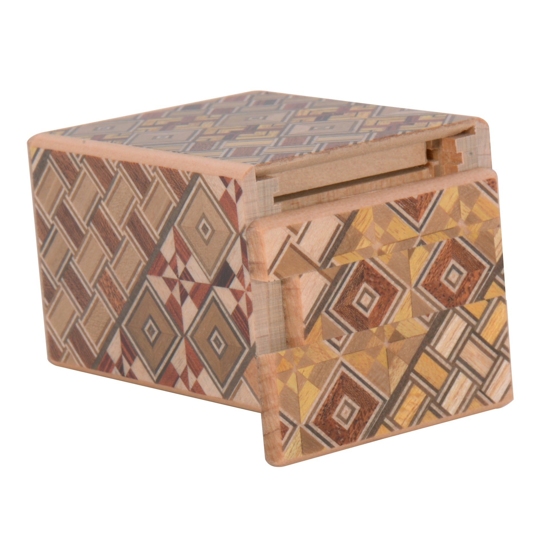 Yosegi Puzzle Box 5 Steps