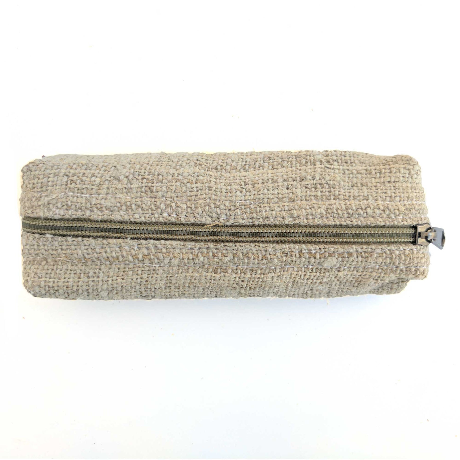 HEMP Pencil Pouch made from 100% natural, organic and eco-friendly handwoven HEMP