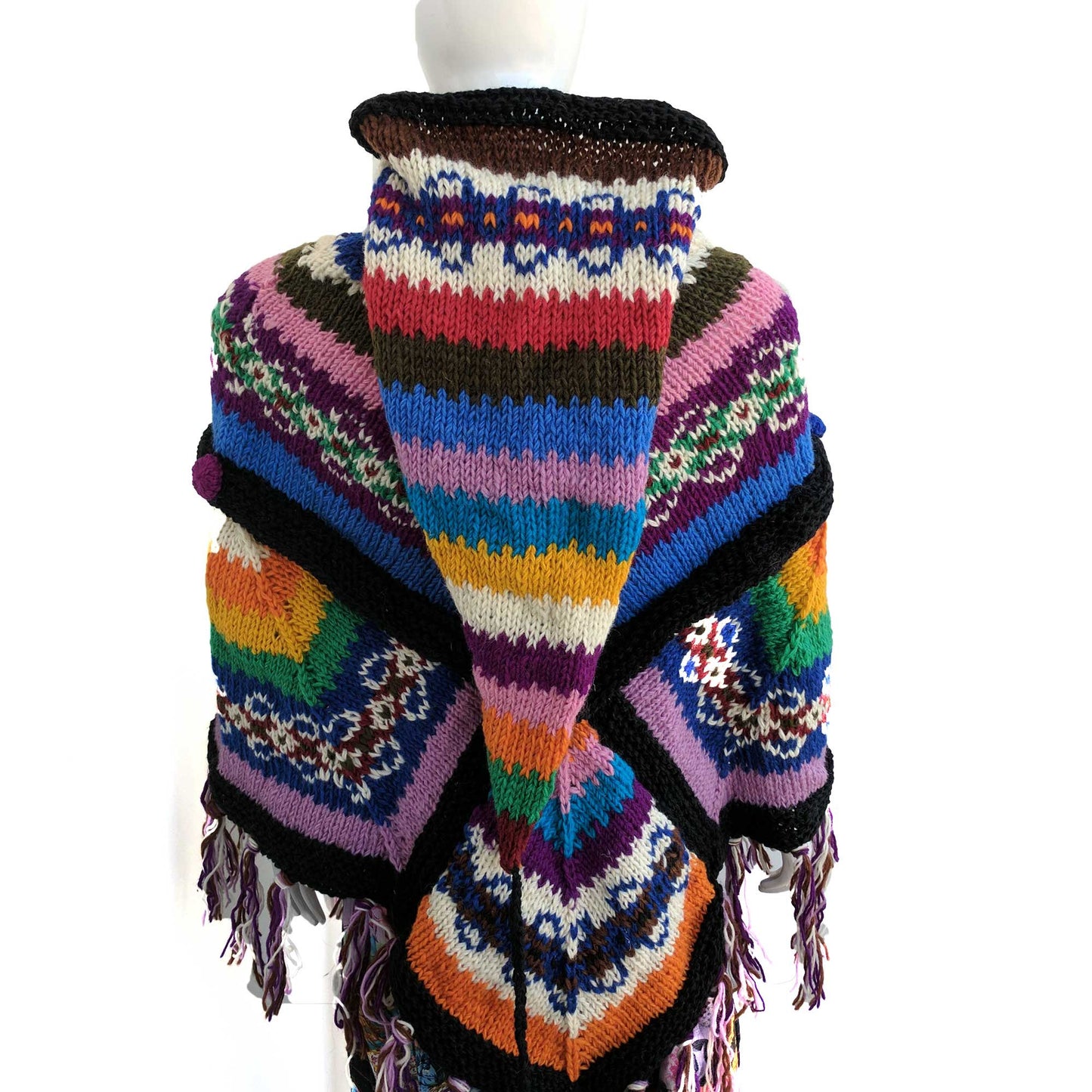 Woolen Poncho handcrafted
