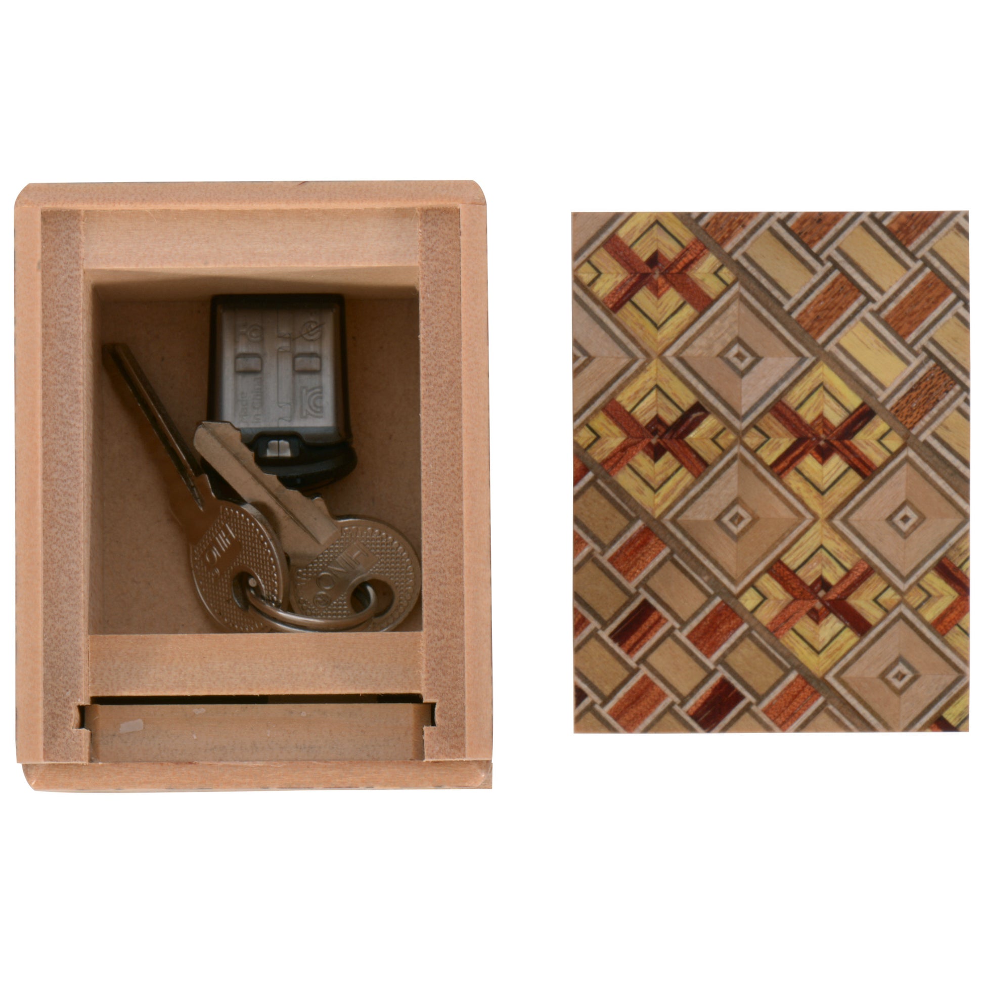 Yosegi Puzzle Box 5 Steps