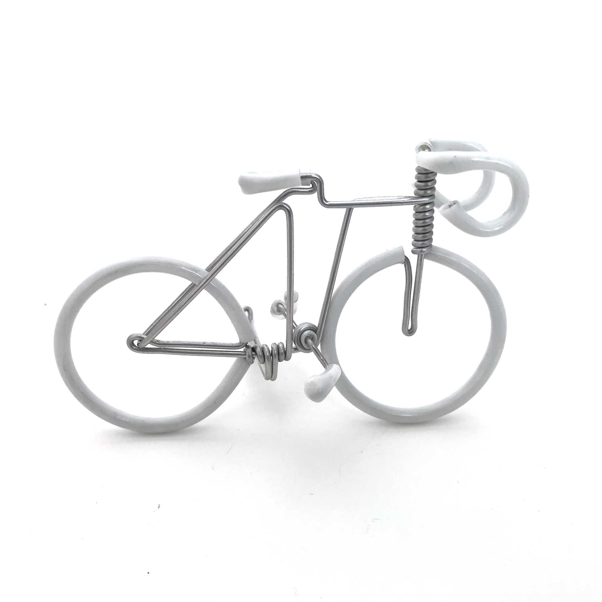 Miniature Wire Art Bicycle Mini hand-crafted from aluminium wire
