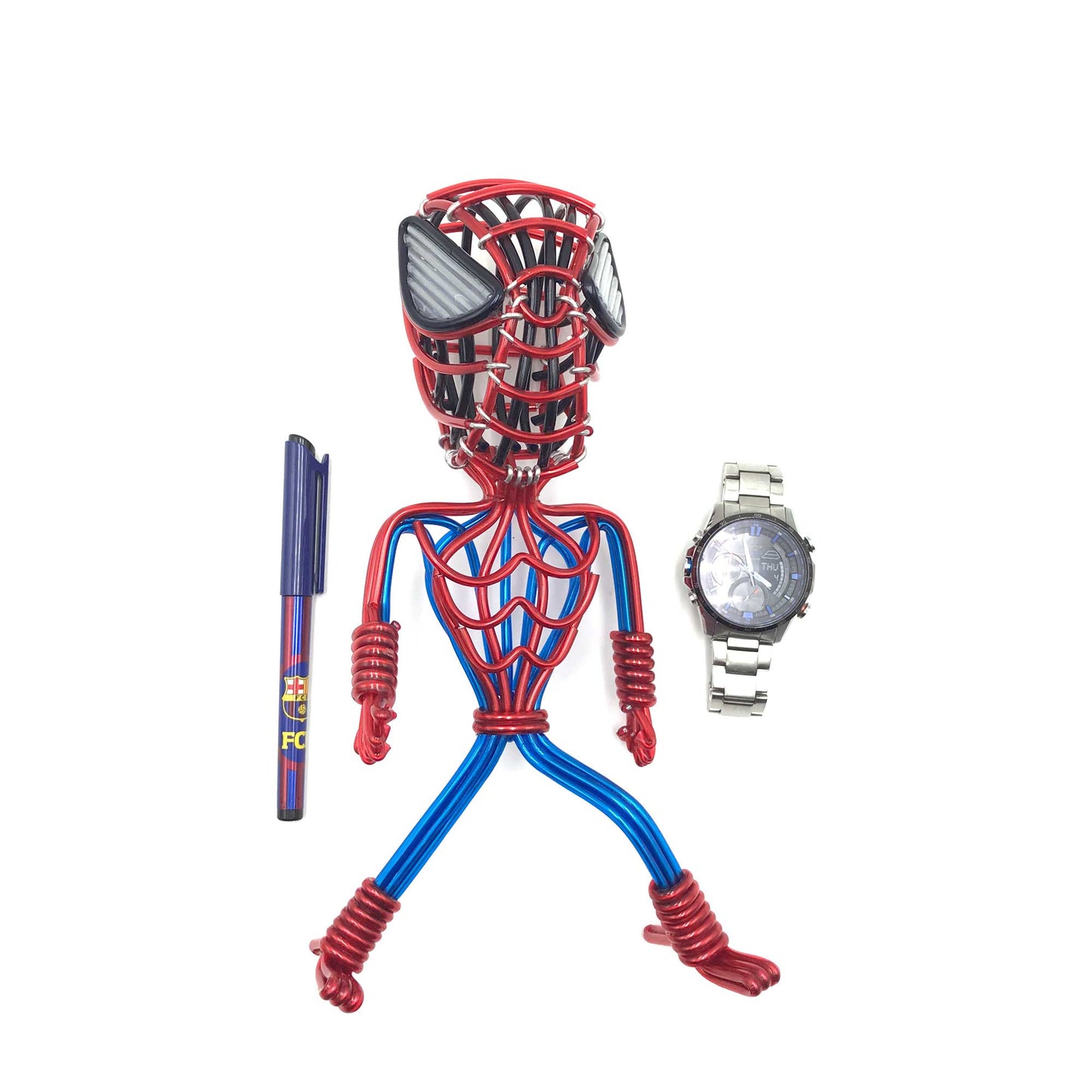 hand-crafted Wire-art Spiderman