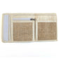 wallet made from 100% pure hemp open view