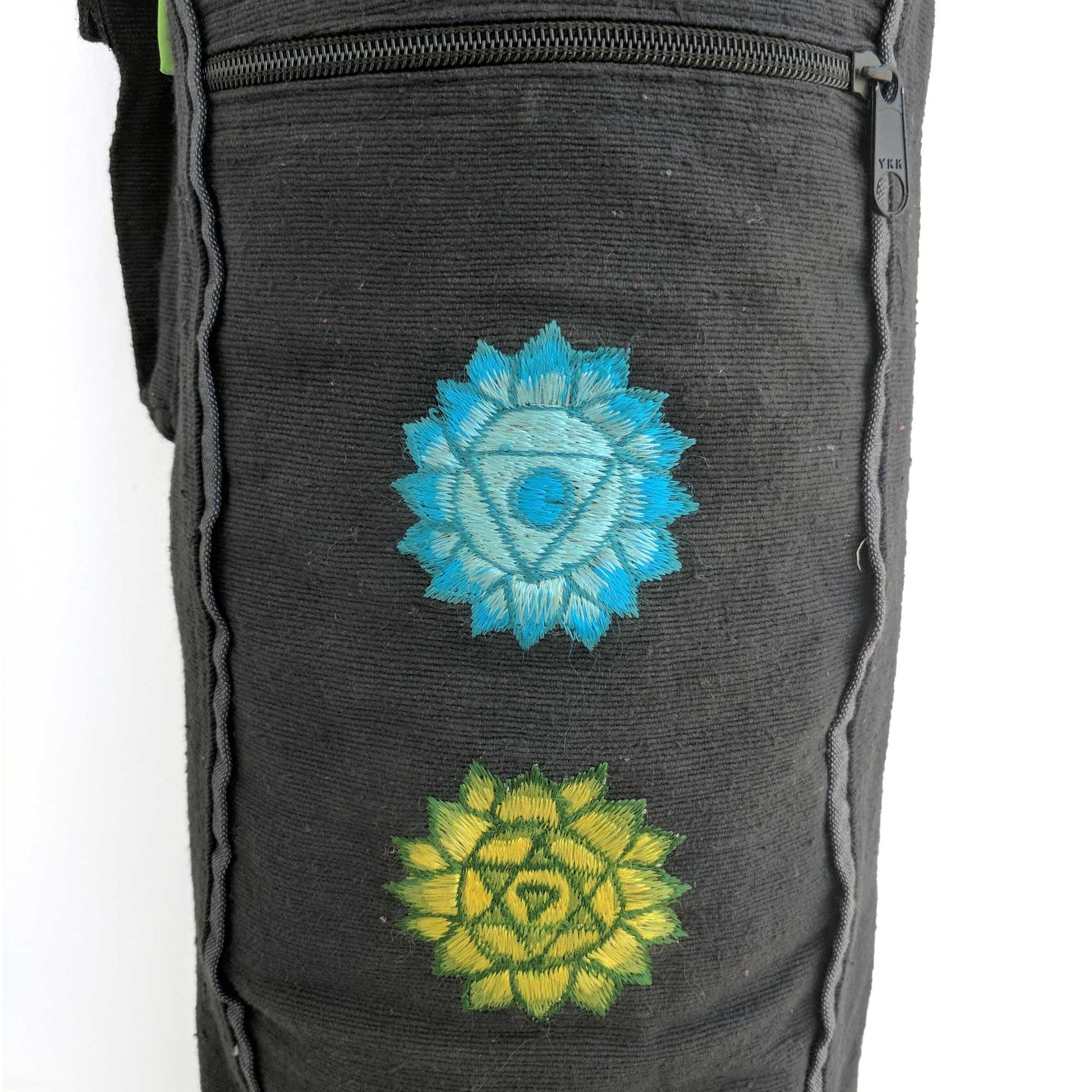 Yoga Mat Bag Chakras with hand-embroidery