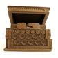 Wooden Secret Card Box made from Walnut Wood
