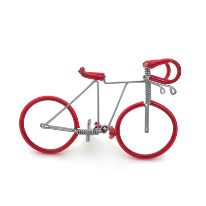 Miniature Wire Art Bicycle A hand-crafted from aluminium wire