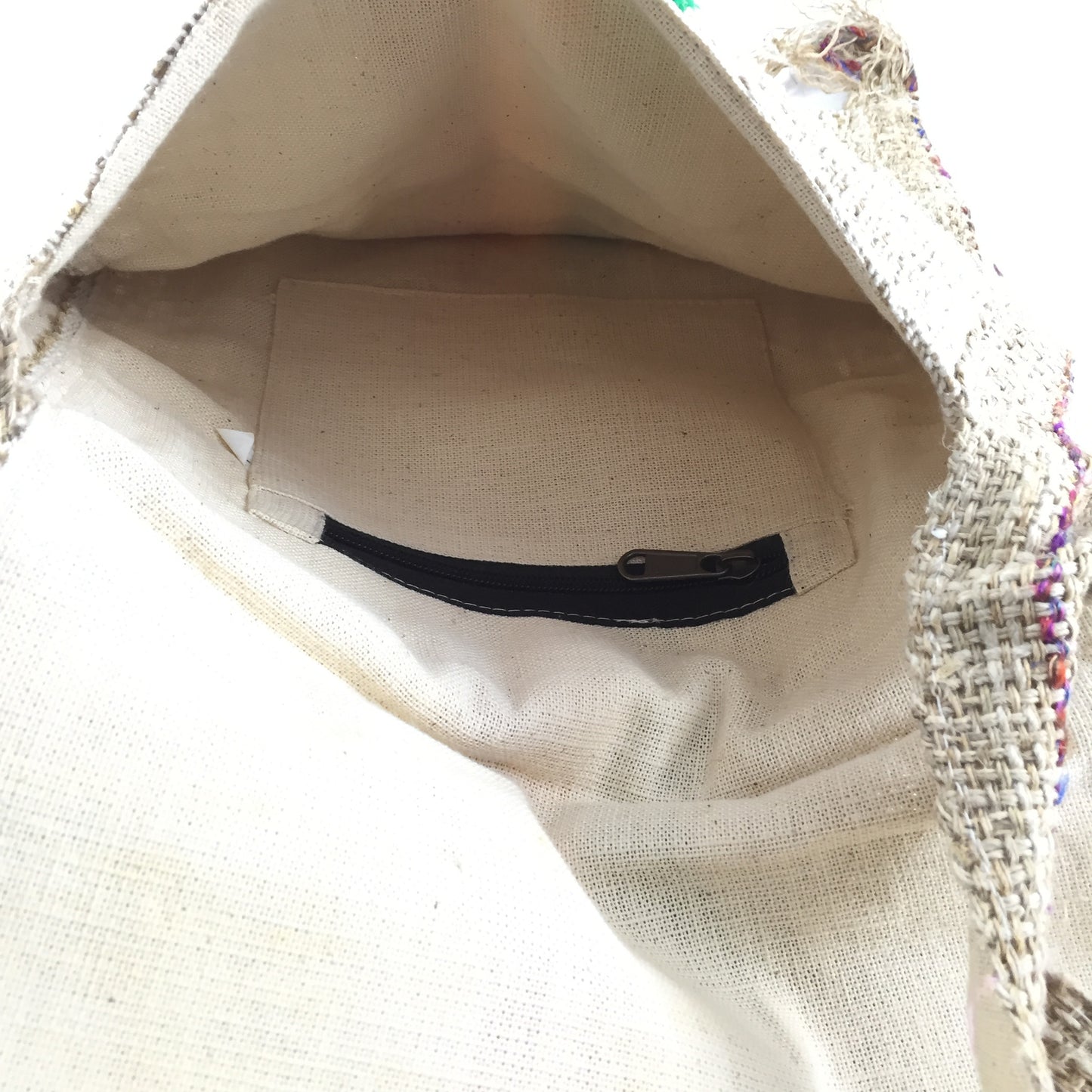 HEMP Rasta Shoulder Bag made from 100% natural, organic and eco-friendly handwoven HEMP