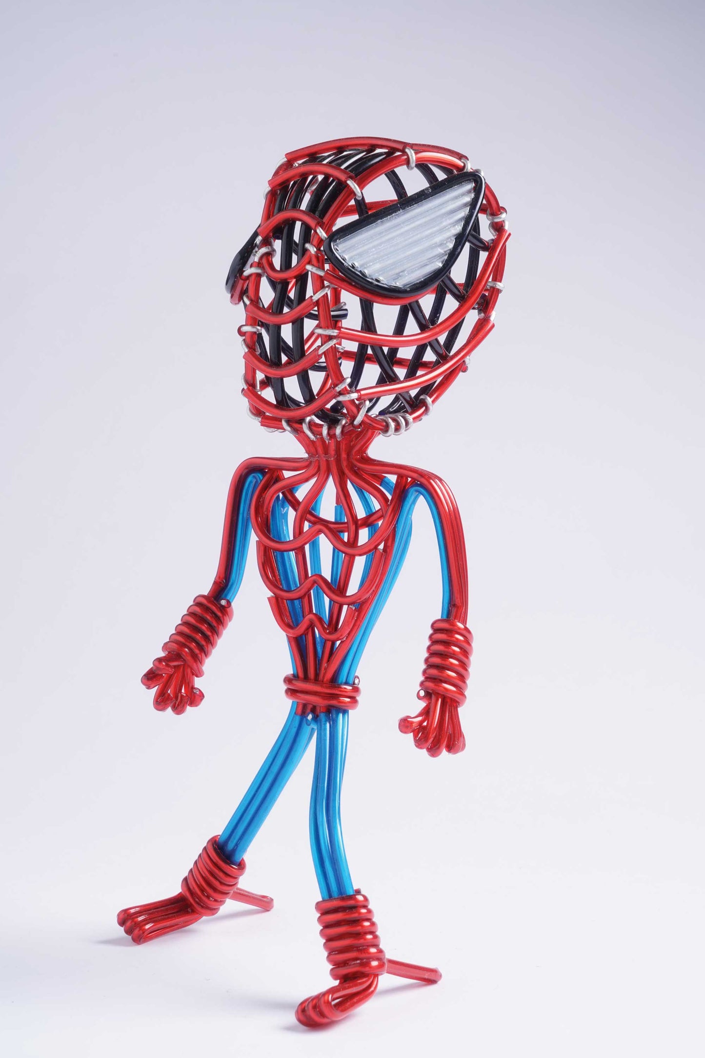 hand-crafted Wire-art Spiderman