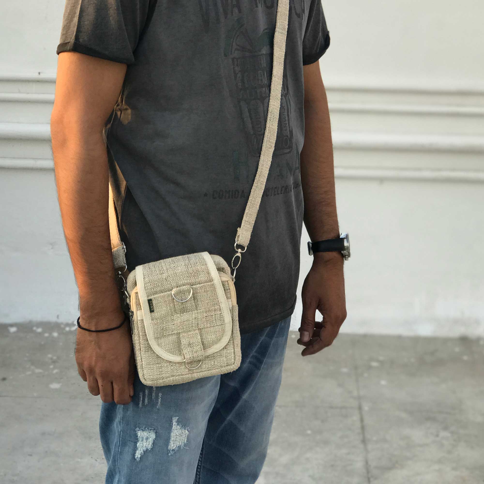 Hemp best sale man bag