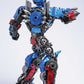 Transformers Optimus Prime metal action figure hand-crafted from junk auto parts with attention to detail
