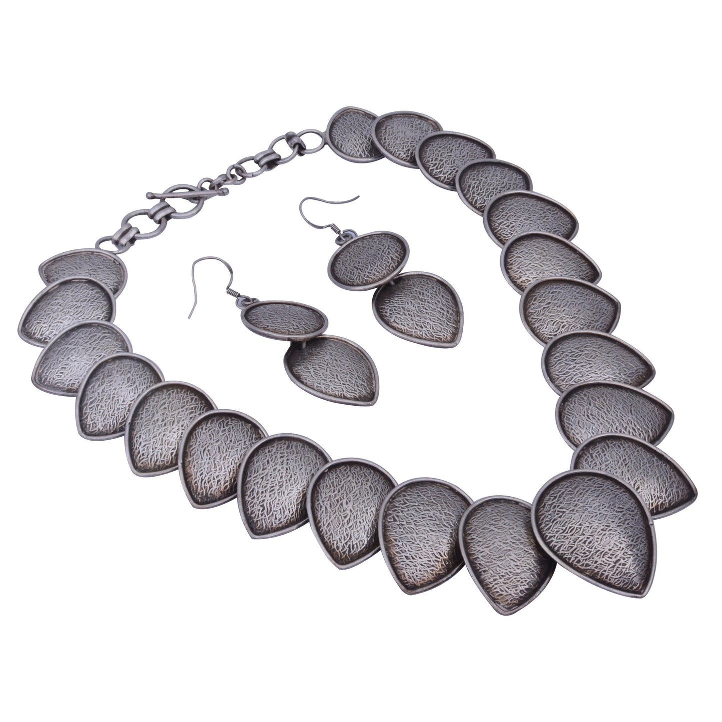 Sterling Silver Neckpiece Leaves