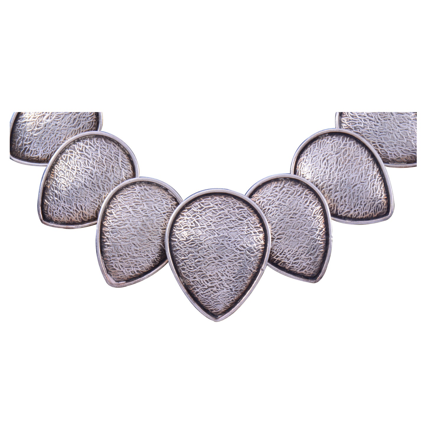 Sterling Silver Neckpiece Leaves