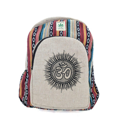 Hemp Backpack Om