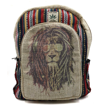 Hemp Backpack Cool Dog