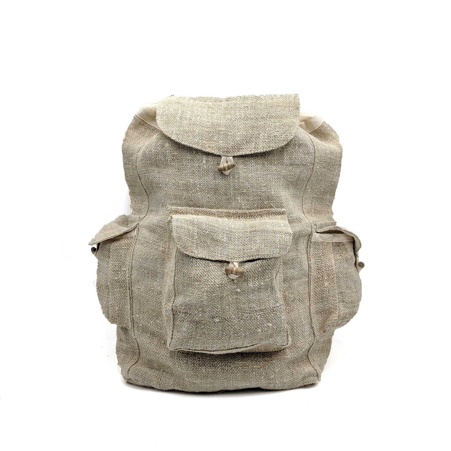 Pure hemp sack backpack