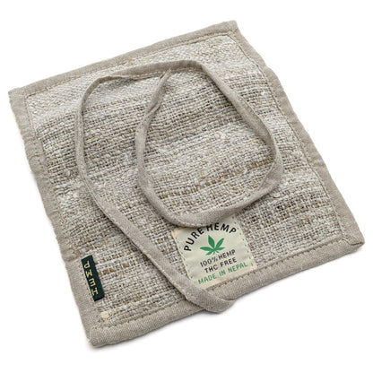 Hemp Tobacco Pouch Back open View