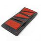 Hemp Wallet 3 Fold Rasta Red Inner Fabric