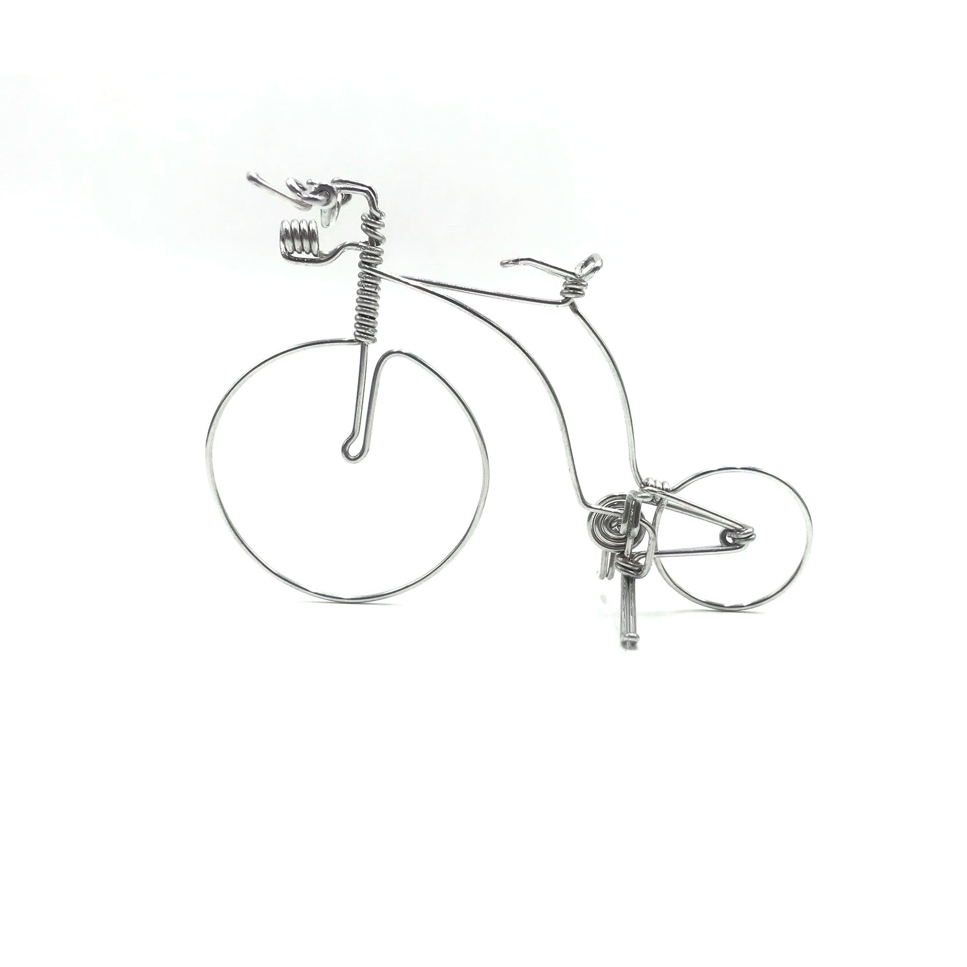 Miniature Wire Art Antique Bicycle Metal hand-crafted from aluminium wire