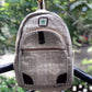 Backpack made from 100% pure hand-woven hemp