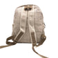 Backpack made from 100% pure hand-woven hemp back view