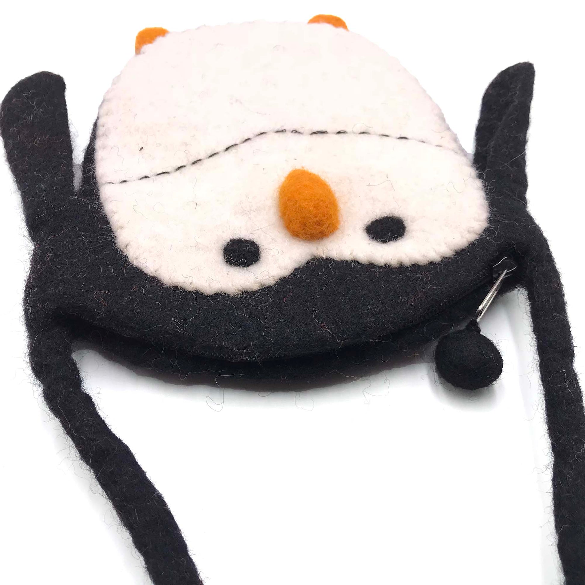 Penguin Sling Bag made from felt