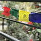 Buddhist Tibetan Prayer Flag Small 130cms garden view