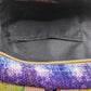 Hemp Backpack Mini Multicolor Print Inner View