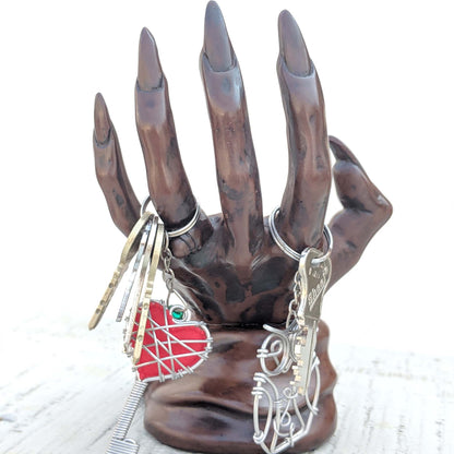 Hand jewelry and key-ring organiser